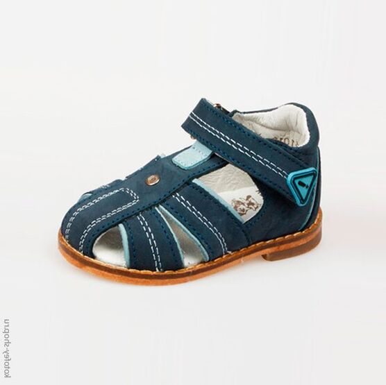 022004-28 Туфли летние для мальчики светло-синий