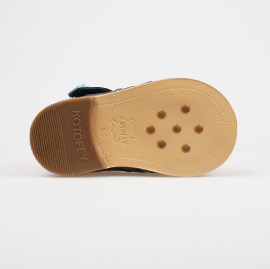 022004-28 Туфли летние для мальчики светло-синий фото №3