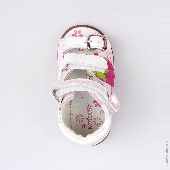 022069-21 Туфли летние для девочки розовый фото №4