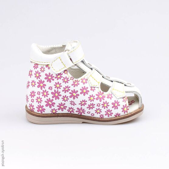 022074-21 Туфли летние для девочки белый фото №2