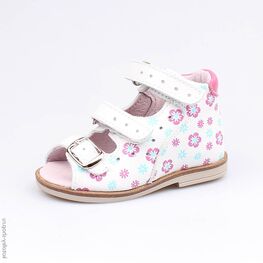 022083-21 Туфли летние для девочки белый