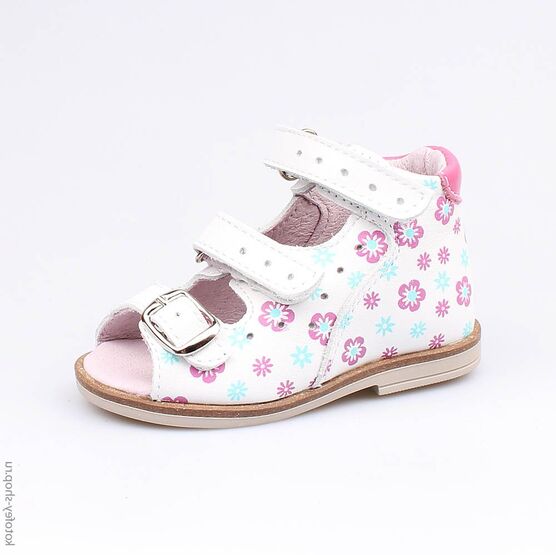 022083-21 Туфли летние для девочки белый