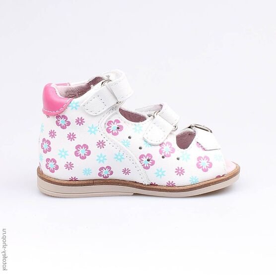 022083-21 Туфли летние для девочки белый фото №2