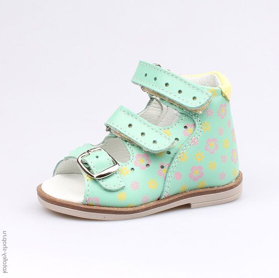 022083-22 Туфли летние для девочки бирюзовый