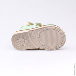 022083-22 Туфли летние для девочки бирюзовый фото №3