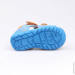 022084-21 Сандалии для мальчики син-ора фото №3