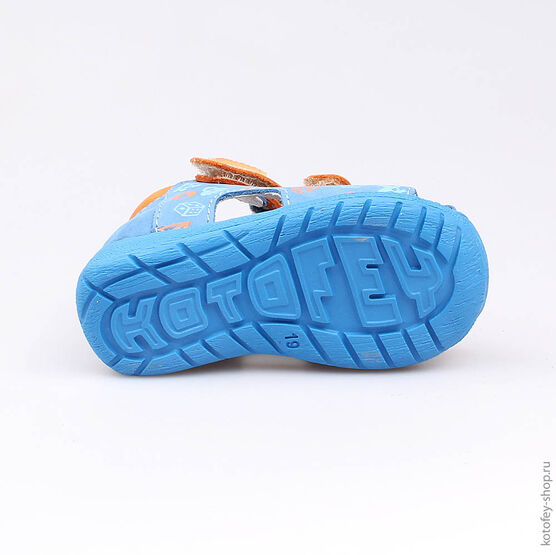 022084-21 Сандалии для мальчики син-ора фото №3