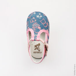 031024-23 Туфли для девочки син-фук фото №4