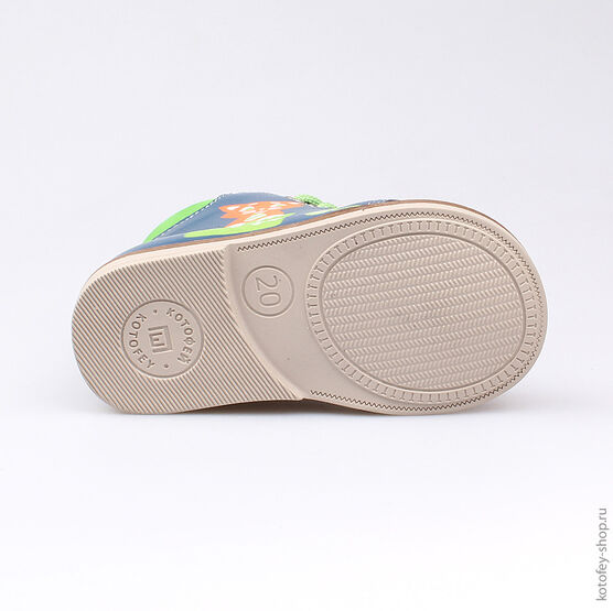 052127-21 Ботинки для мальчики светло-синий фото №3