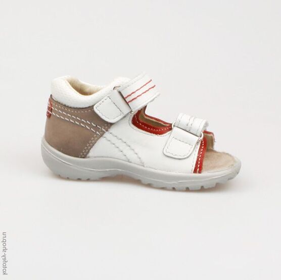 122063-27 Сандалии для мальчики бел-син-кра фото №2