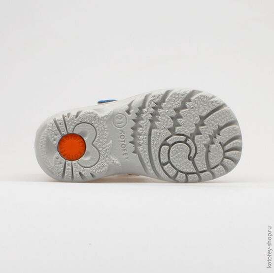 122063-27 Сандалии для мальчики бел-син-кра фото №3