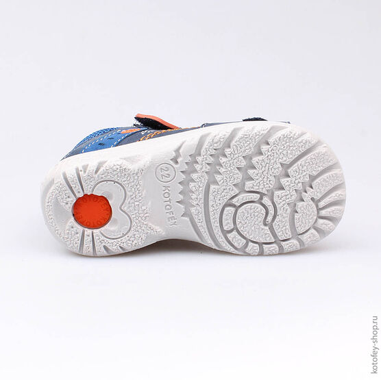 122070-25 Сандалии для мальчики син-ора фото №3