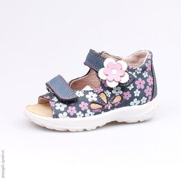 122075-23 Босоножки для девочки син-роз