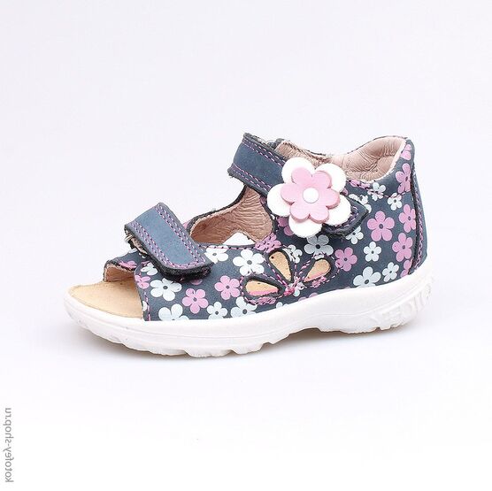 122075-23 Босоножки для девочки син-роз