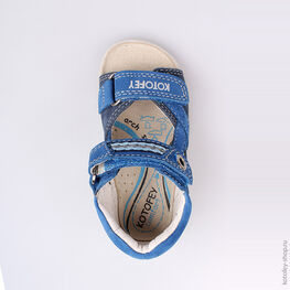 122078-22 Сандалии для мальчики светло-синий фото №4