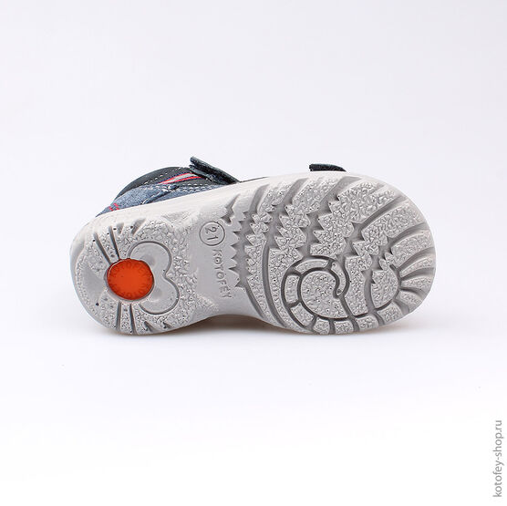 122078-24 Сандалии для мальчики син-кра фото №3