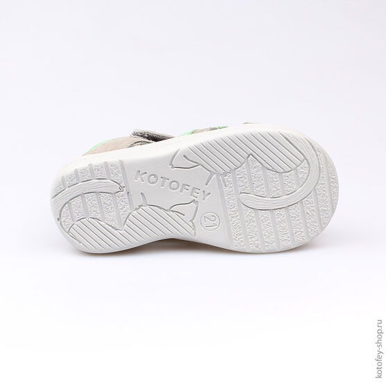 122090-21 Сандалии для мальчики серый фото №3