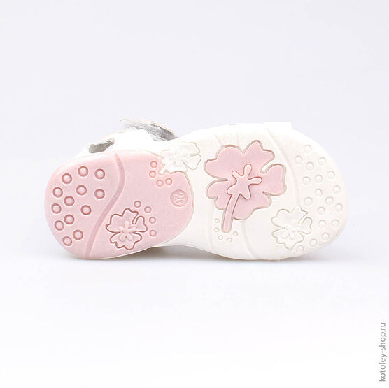 122091-21 Босоножки для девочки персиковый фото №3