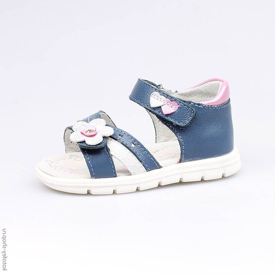 122092-21 Босоножки для девочки светло-синий