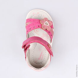 122092-22 Босоножки для девочки фуксия фото №4