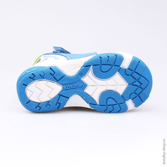 122095-21 Сандалии для мальчики бел-син фото №3