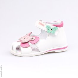 122096-21 Босоножки для девочки бел-фук