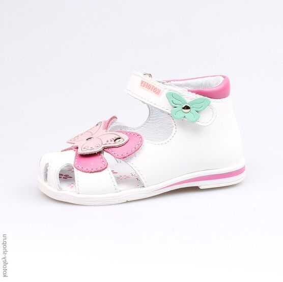 122096-21 Босоножки для девочки бел-фук