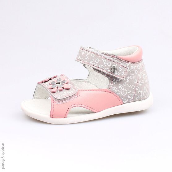 122097-21 Босоножки для девочки сер-роз