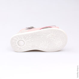 122097-21 Босоножки для девочки сер-роз фото №3