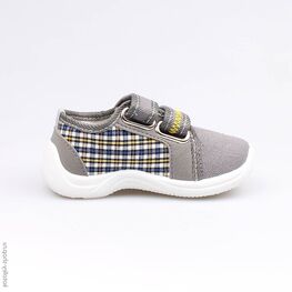 131096-11 Текстильная обувь для мальчики серый фото №2