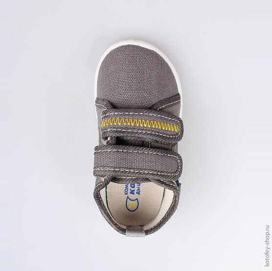131096-11 Текстильная обувь для мальчики серый фото №4