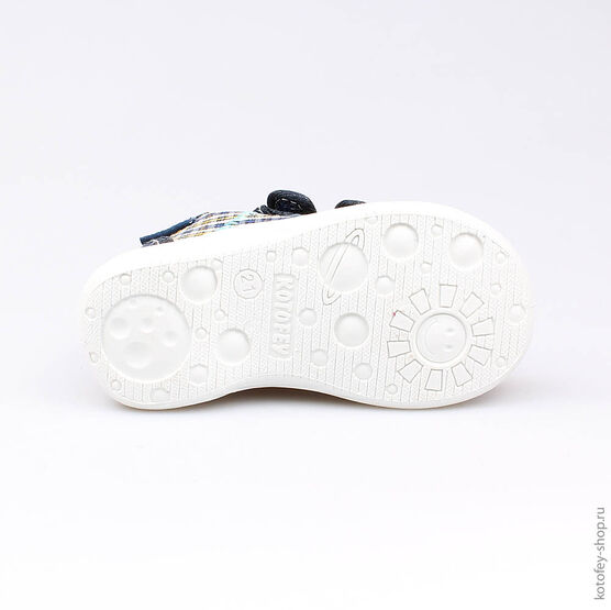 131096-12 Текстильная обувь для мальчики светло-синий фото №3