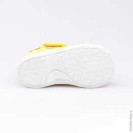 131108-12 Текстильная обувь для девочки желтый фото №3