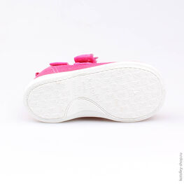 131109-11 Текстильная обувь для девочки фуксия фото №3