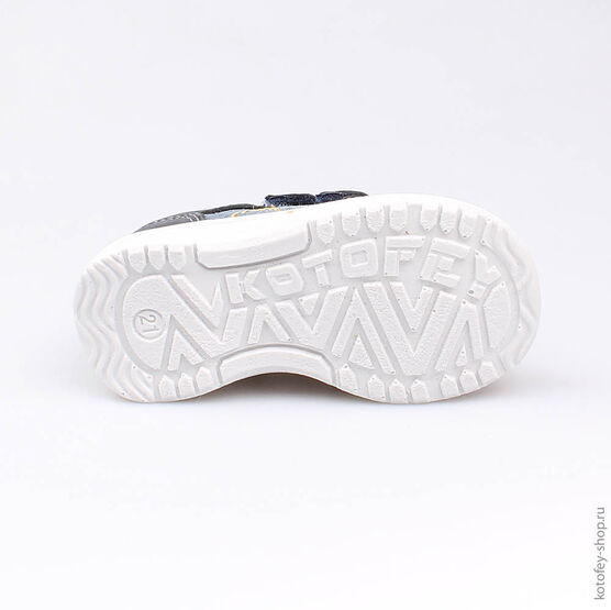 132099-21 Полуботинки для мальчики син-жел фото №3