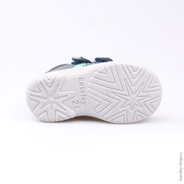 132104-22 Полуботинки для мальчики светло-синий фото №3