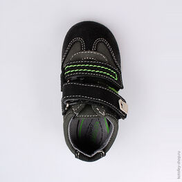 132104-23 Полуботинки для мальчики серый фото №4