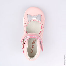 132116-22 Туфли для девочки роз-срб фото №4