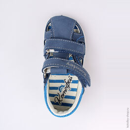 132120-21 Туфли для мальчики светло-синий фото №4