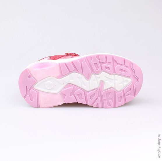 144061-71 Кроссовки для девочки розовый фото №3