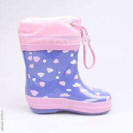 166067-11 Резиновые сапоги для девочки сир-роз фото №2