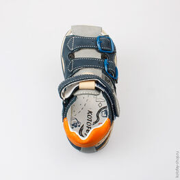 222069-22 Сандалии для мальчики син-сер фото №4