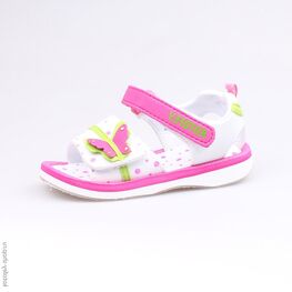 225026-11 Пляжная обувь розовая для девочки розовый