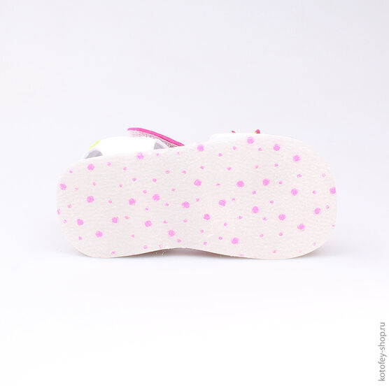 225026-11 Пляжная обувь розовая для девочки розовый фото №3