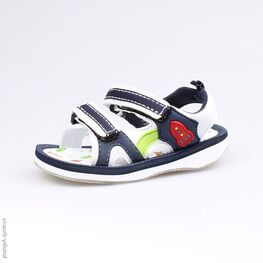 225030-11 Пляжная обувь для мальчики син-бел