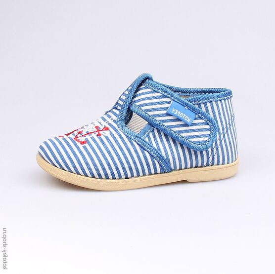 231099-71 Текстильная обувь для мальчики син-бел