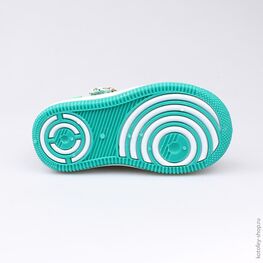 231105-13 Текстильная обувь для девочки бирюзовый фото №3