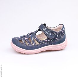 232060-24 Туфли для девочки светло-синий