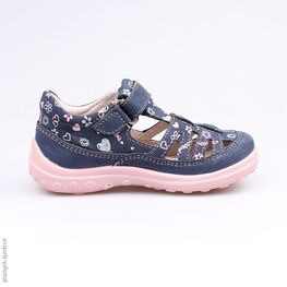 232060-24 Туфли для девочки светло-синий фото №2