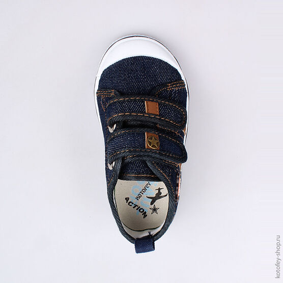 241007-11 Кеды для мальчики светло-синий фото №4
